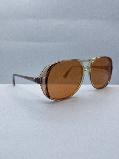 “Champagne Horizon” 1970s World of Frames Sunglasses