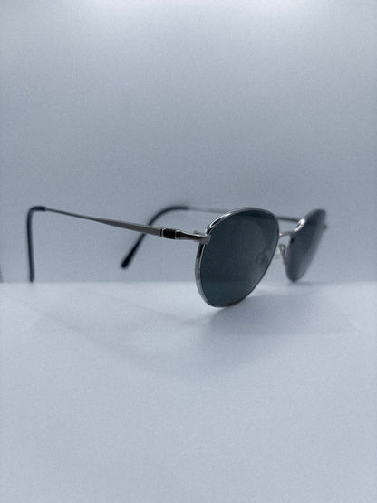 “Graphite Calm” 1980s Charmant Titanium Sunglasses