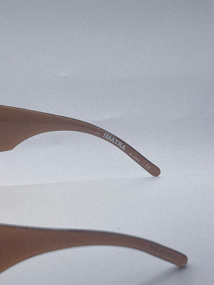 2000s Imatra 1002 Shield Sunglasses | Brown