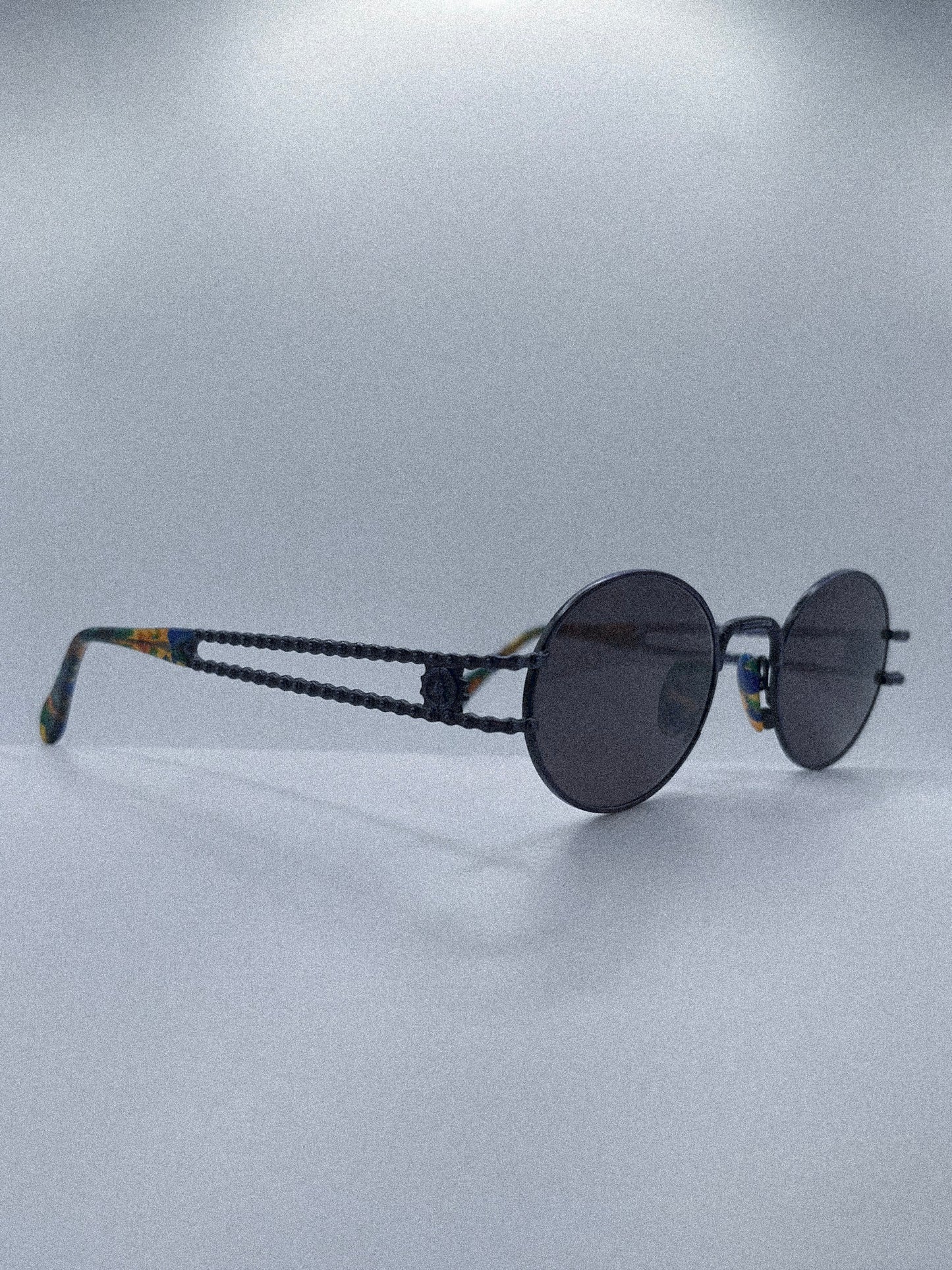 1980s Nicole Miller NM1428 Sunglasses | Antique Blue