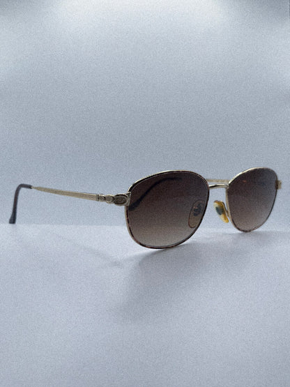 1990s Luxottica 1506 Sunglasses | Gold/Tortoise