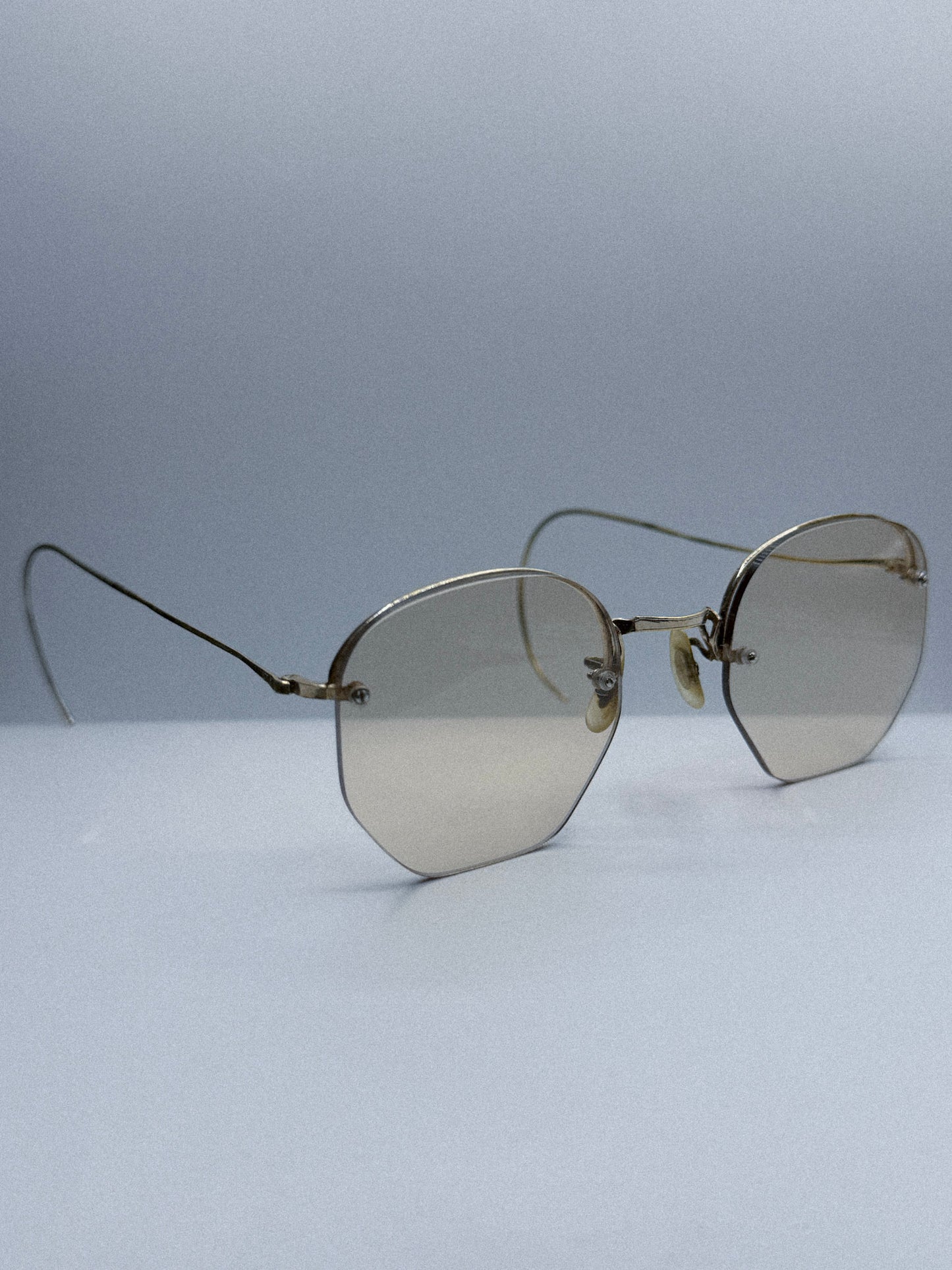 “Silver Facet” 1960s Scusa Sunglasses