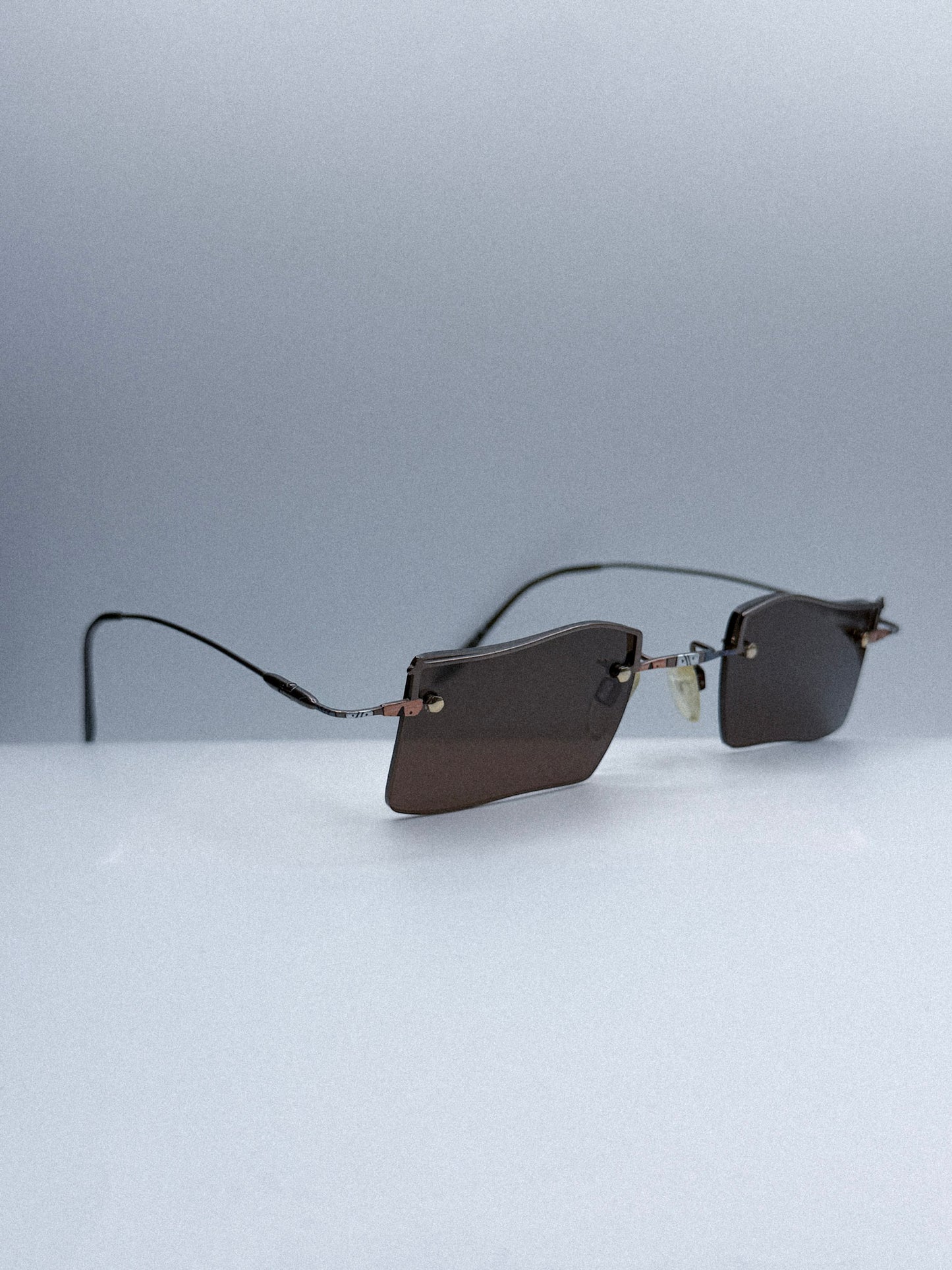 “Geometric Drift” 1980s Theo Sunglasses