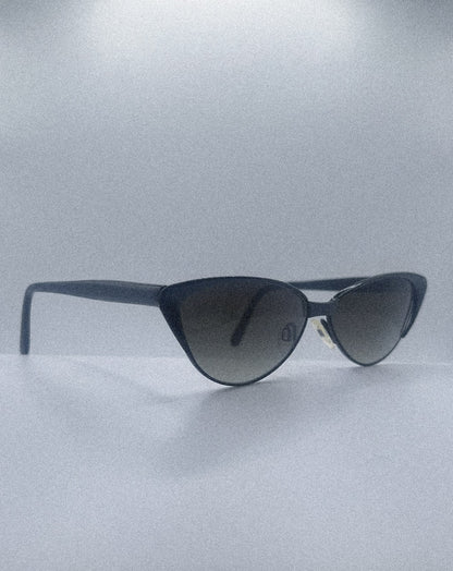 1990s Brendel 8524 Cateye Sunglasses | Black