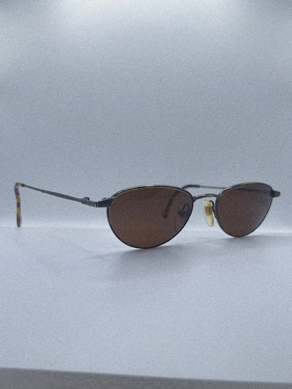 1980s Brendel Oval Sunglasses | Bronze/Tortoise