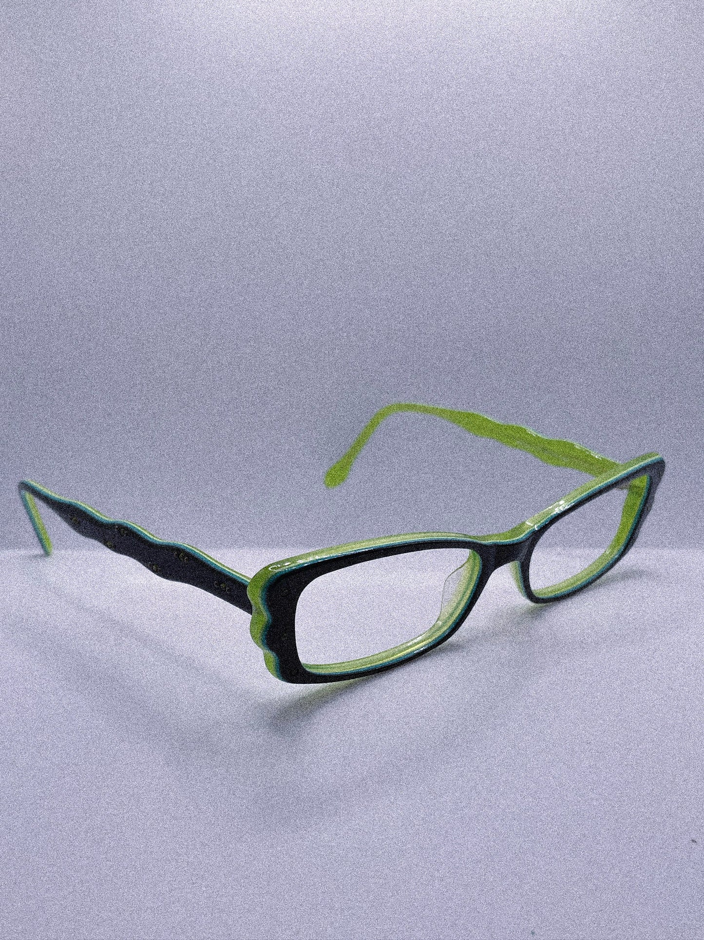 Emerald Outline | 1980s Jean Lafont Eyeglasses Frame