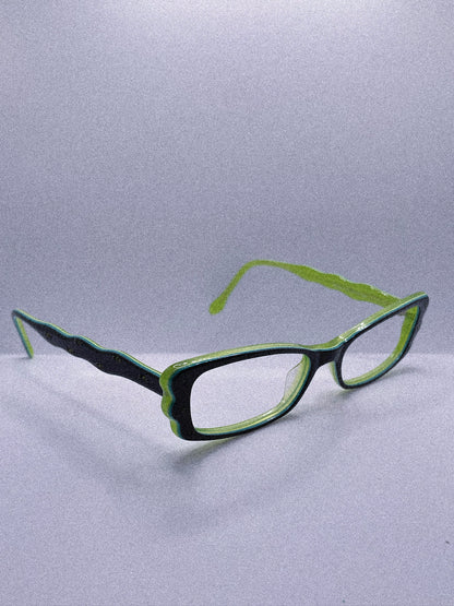 Emerald Outline | 1980s Jean Lafont Eyeglasses Frame