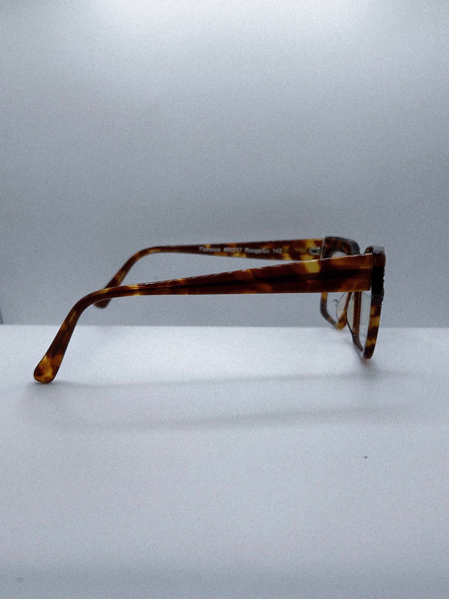 “Amber Architect” 1980s Anacolé Eyeglasses