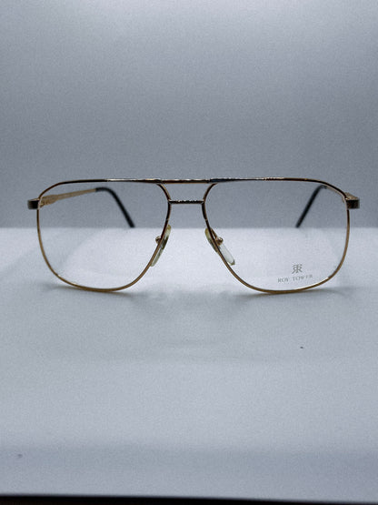 “Golden Lineage” 1980s Roy Tower Eyeglasses