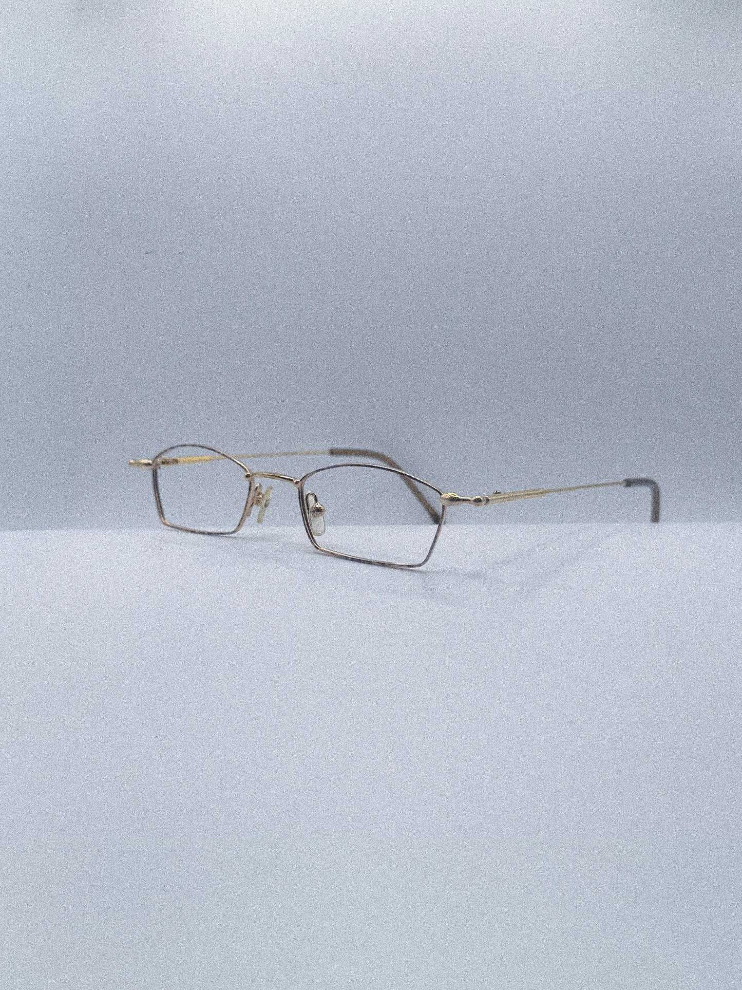 1990s Nicole Miller Mezzoluna Frames | Gold/Tortoise