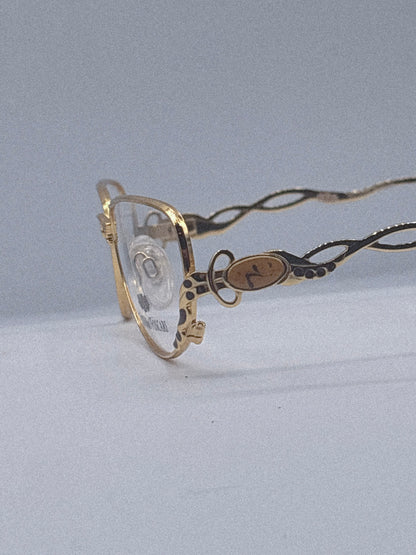 “Golden Sonata” 1980s Vittorio Foscari Eyeglasses