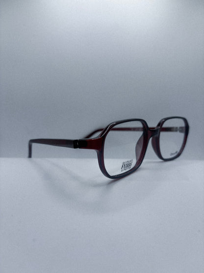 “Oxblood Geometry” 1980s Gianfranco Ferré Eyeglasses