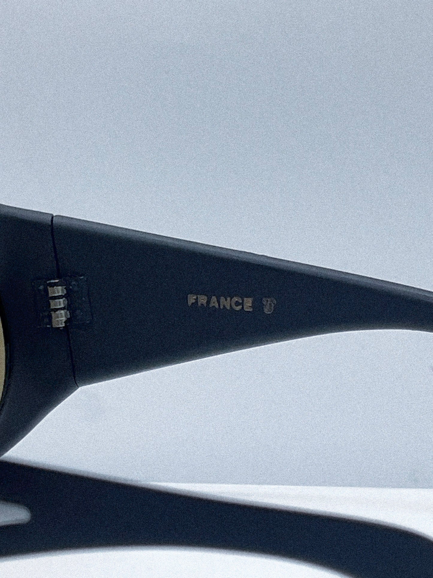 “Noir Atelier” 1980s Handmade Sunglasses