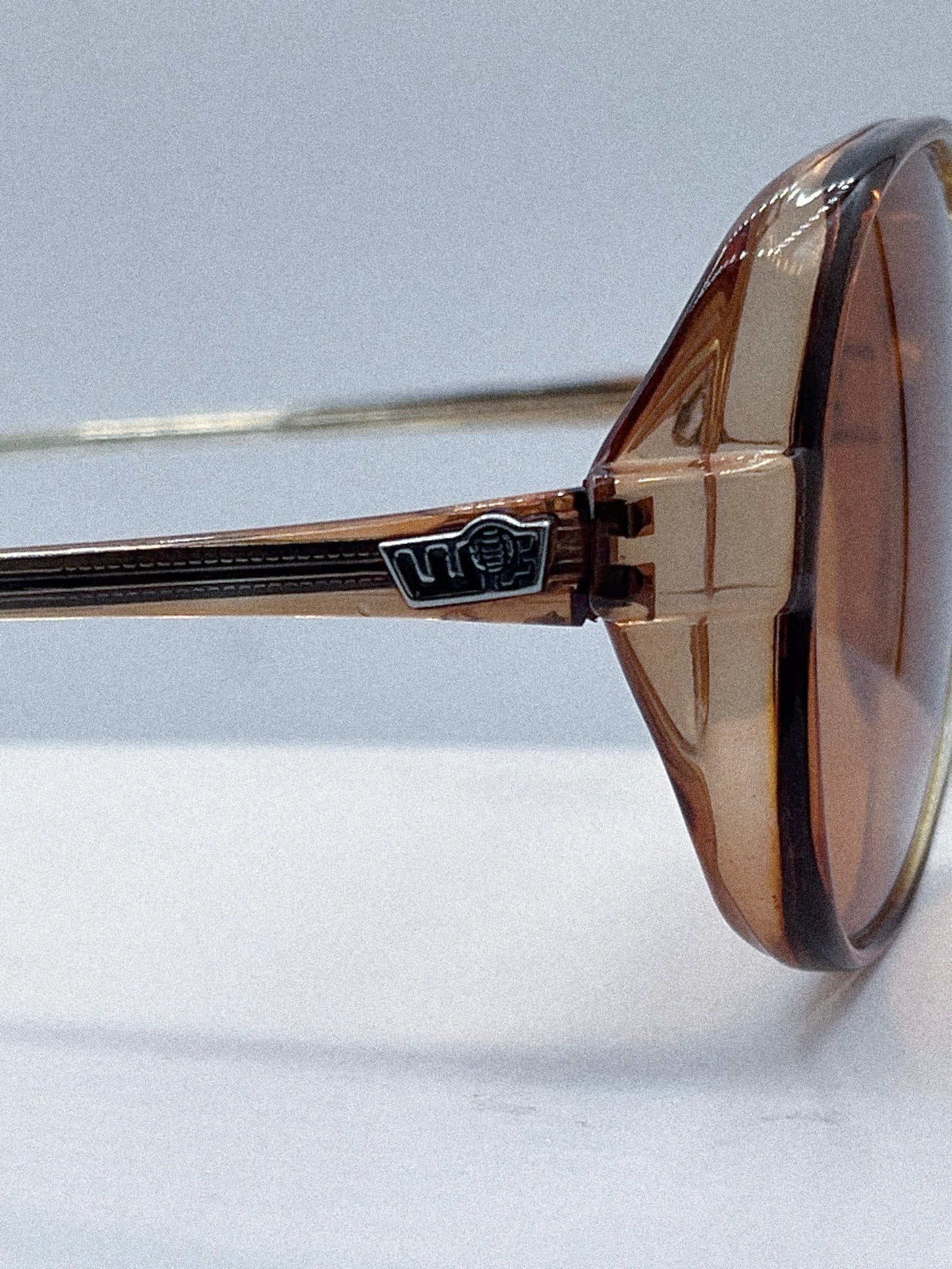 “Champagne Horizon” 1970s World of Frames Sunglasses