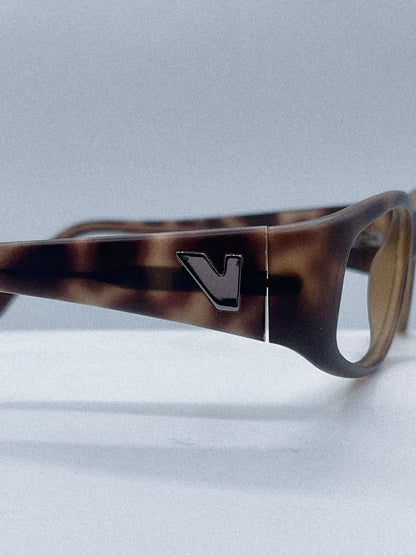 “Tortoise Minimal” 1990s Emporio Armani Eyeglasses Frame