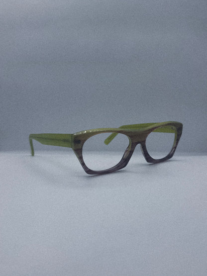“Olive Mirage” 2000s SEE Eyeglasses
