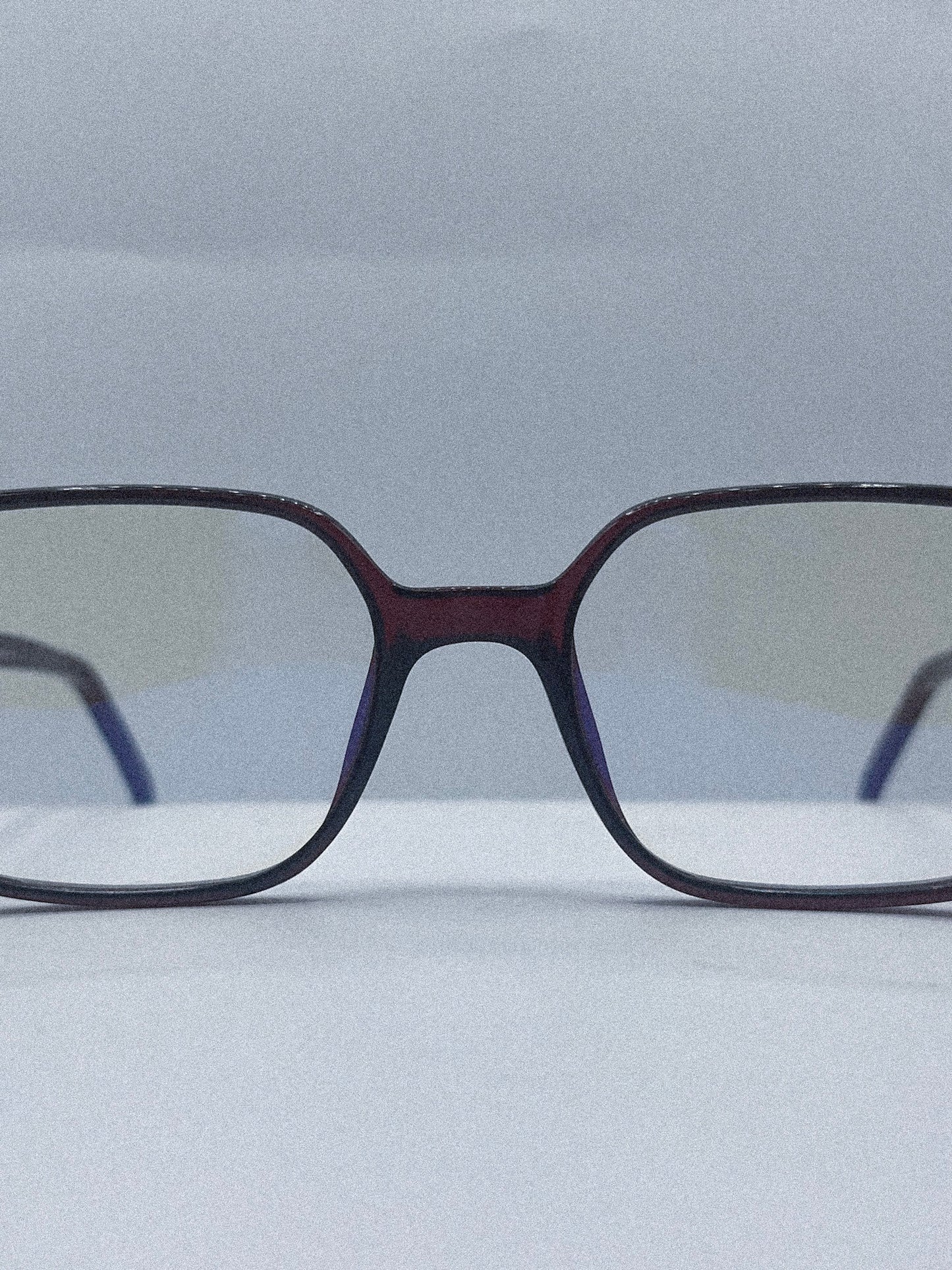 “Oxblood Geometry” 1980s Gianfranco Ferré Eyeglasses
