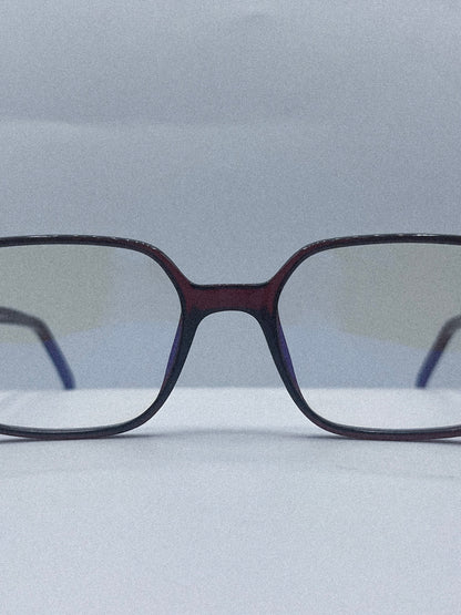 “Oxblood Geometry” 1980s Gianfranco Ferré Eyeglasses