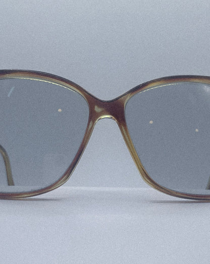 1970s Vintage Angular Square Sunglasses | Tortoise