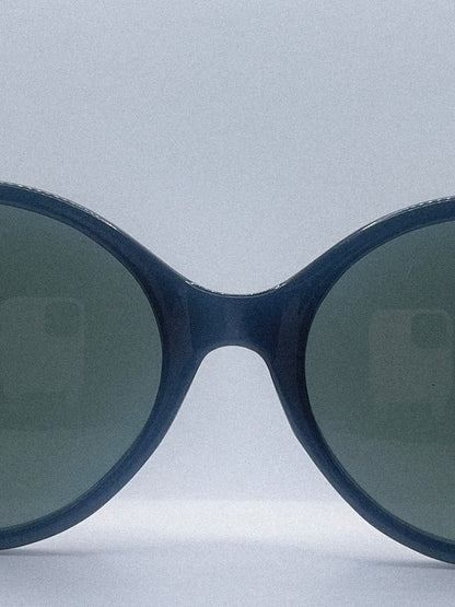 Lunettes de soleil Anne Klein pour Riviera des années 1970 | Noir/Doré