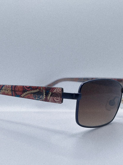 Lunettes de soleil Brendel 922016 des années 80 | Multicolore/Cachemire