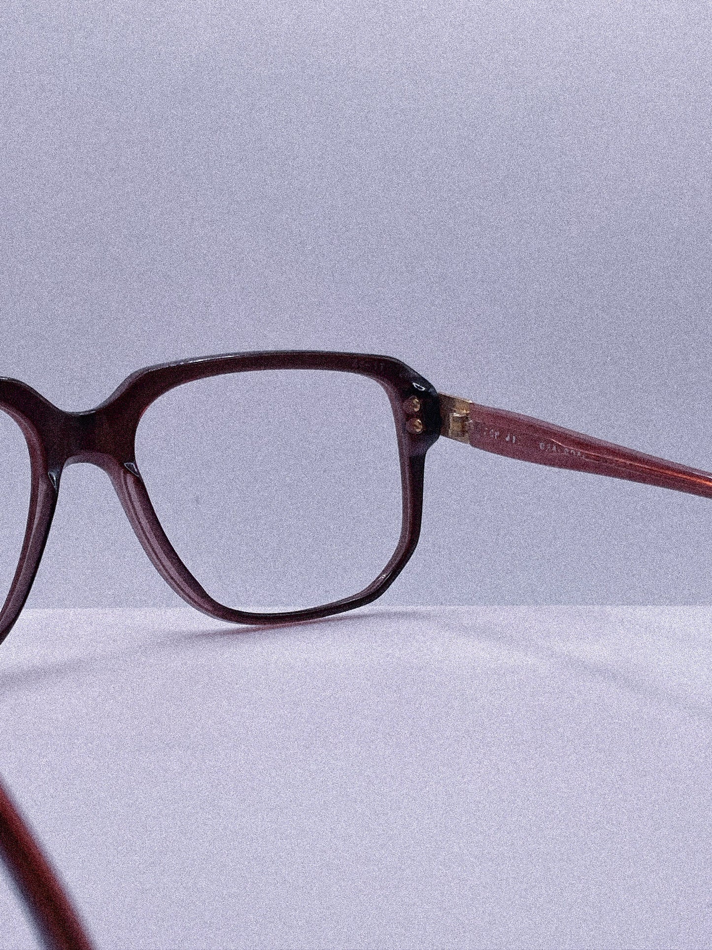 Purple Tie Dye | 1970s Italian Eyeglasses Frame
