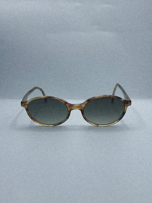 "Minimalist Gold" 1990s Vogue Sunglasses