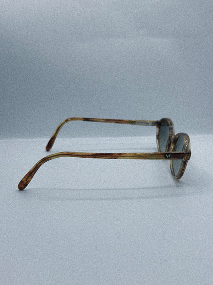 "Minimalist Gold" 1990s Vogue Sunglasses