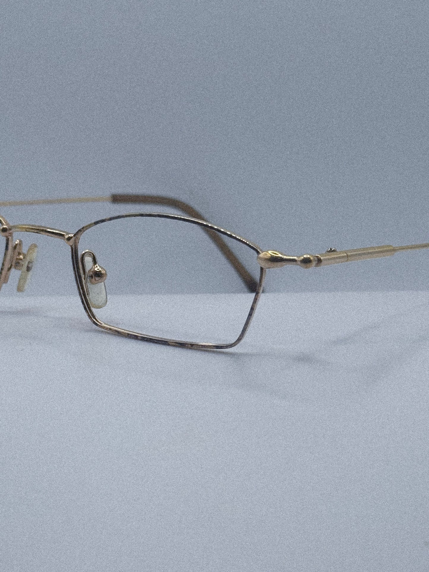 1990s Nicole Miller Mezzoluna Frames | Gold/Tortoise