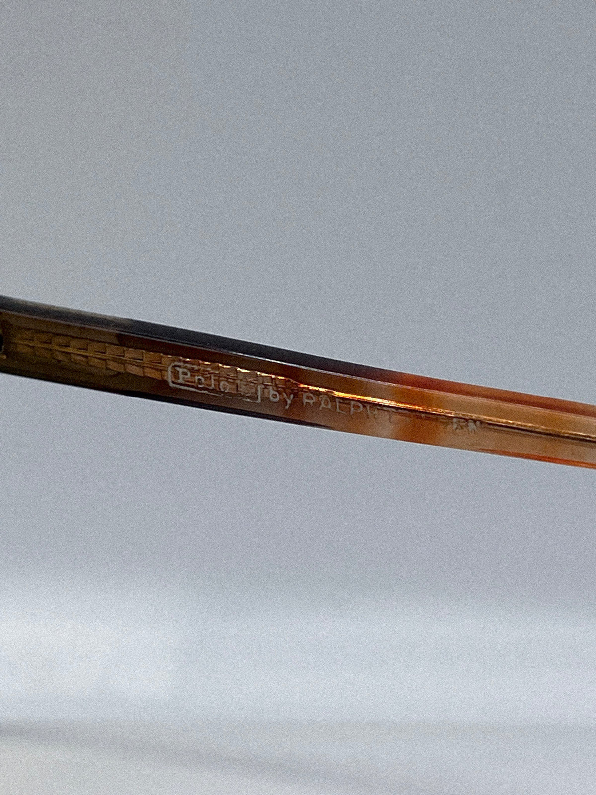 Lunettes de soleil carrées angulaires Polo Ralph Lauren des années 70 | Écaille de tortue