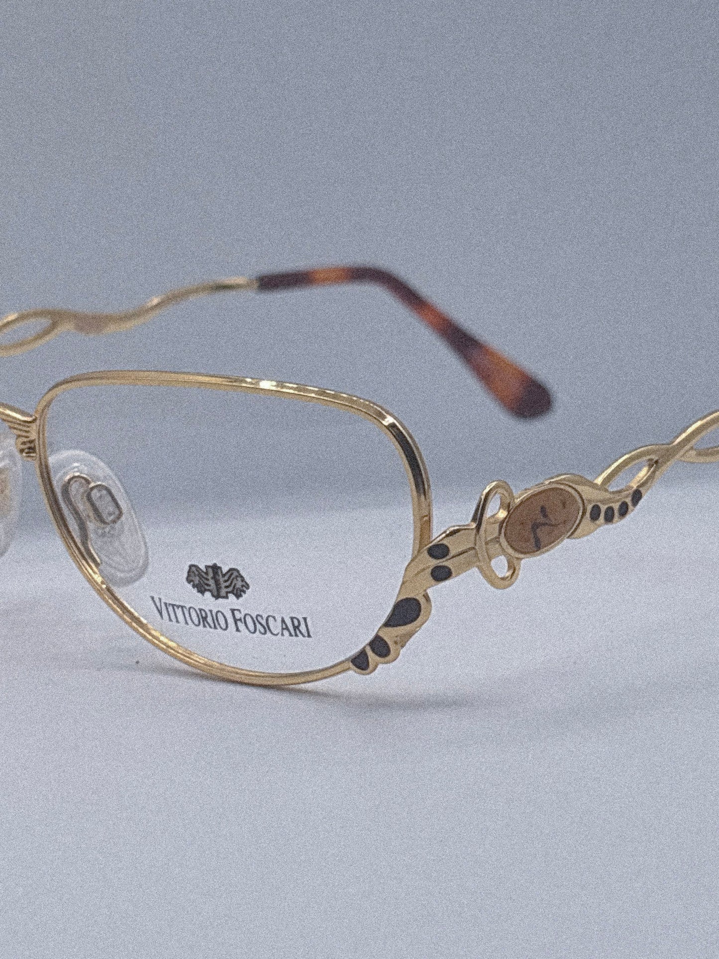 “Golden Sonata” 1980s Vittorio Foscari Eyeglasses