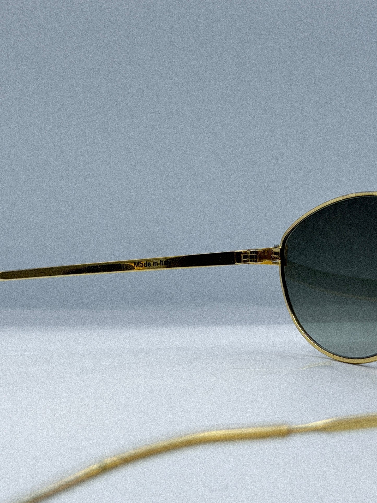 “Soft Gilded Olive” 1980s Ellen Tracy Sunglasses