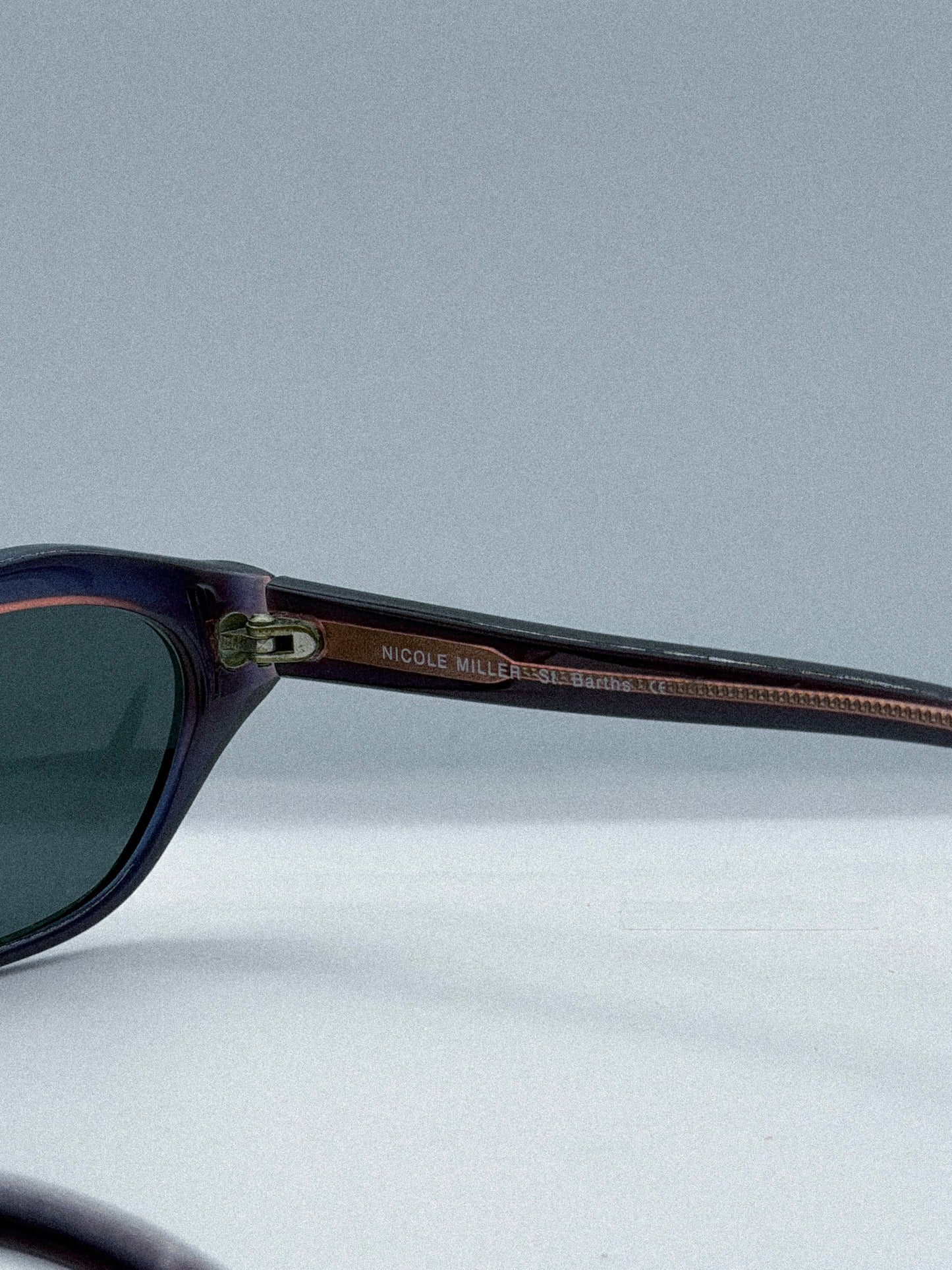 “Plum Shadow” 1990s Nicole Miller Sunglasses