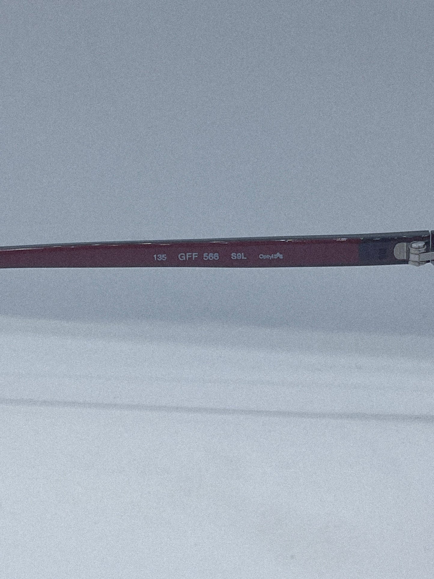“Oxblood Geometry” 1980s Gianfranco Ferré Eyeglasses