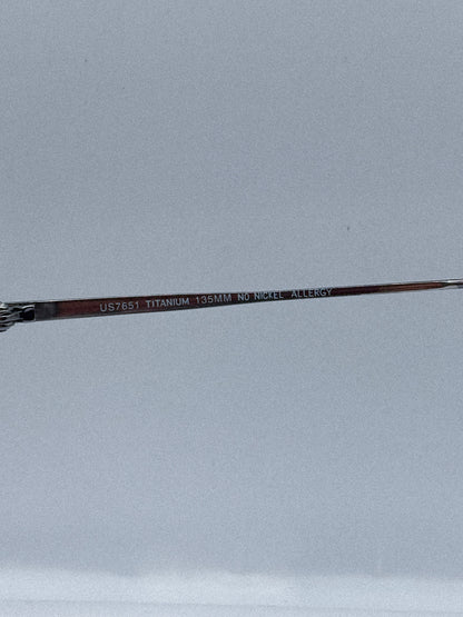 “Graphite Calm” 1980s Charmant Titanium Sunglasses