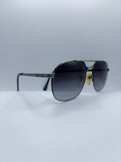 “Silver Screen Fade” 1980s Humphrey Bogart Aviator Sunglasses