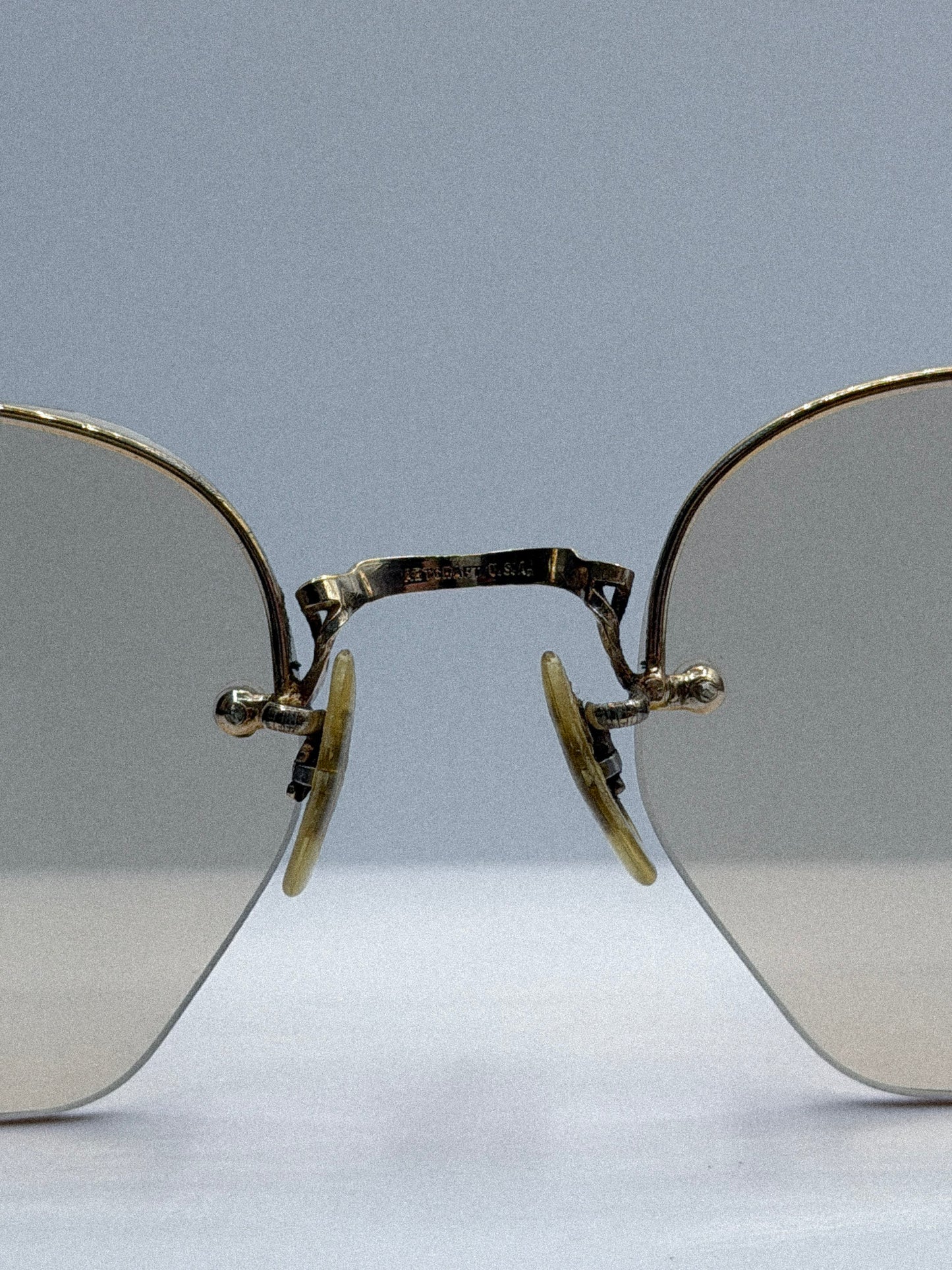 “Silver Facet” 1960s Scusa Sunglasses