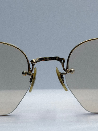 “Silver Facet” 1960s Scusa Sunglasses
