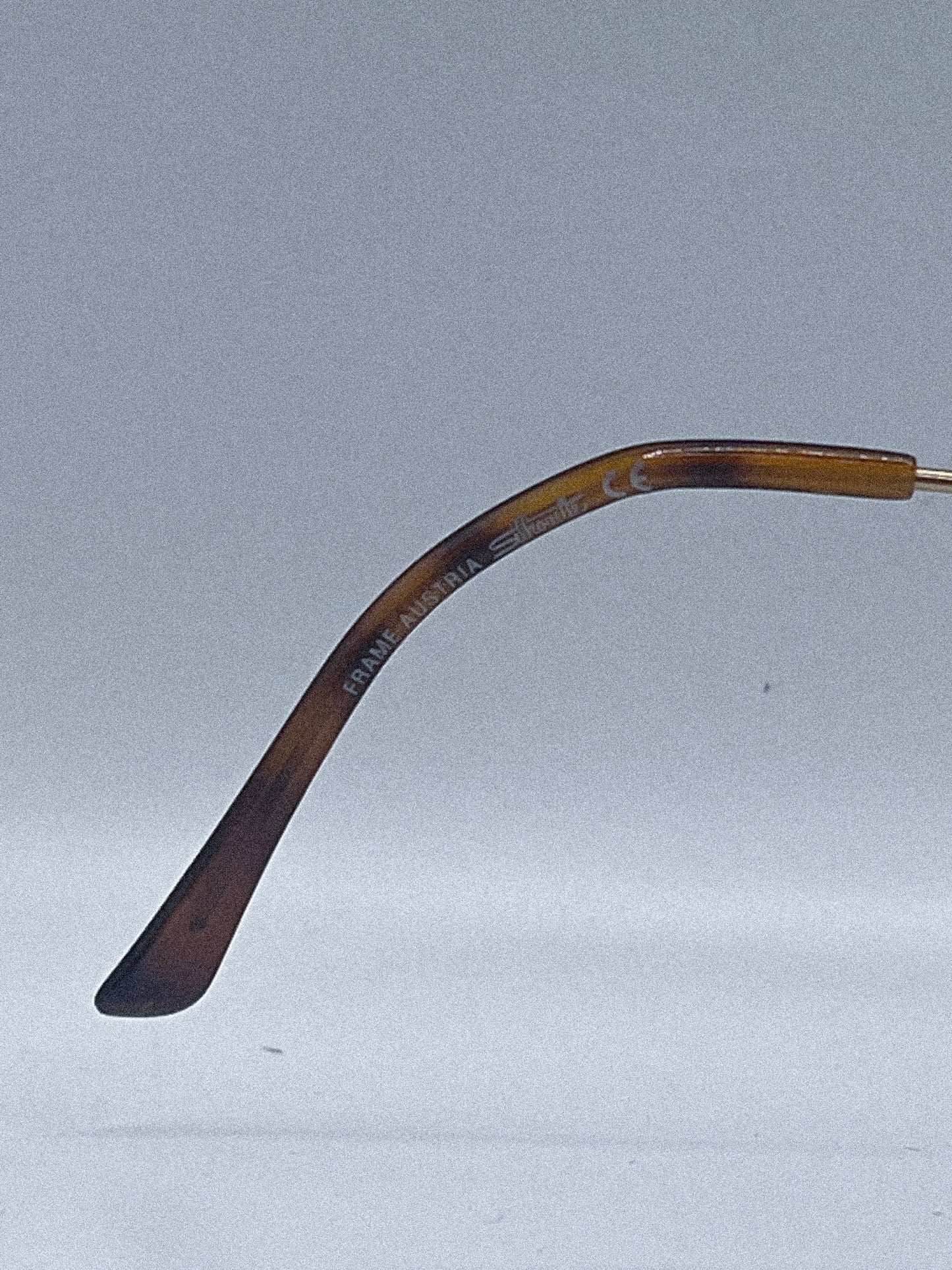 1980s Silhouette M6298 Sunglasses | Gold/Tortoise