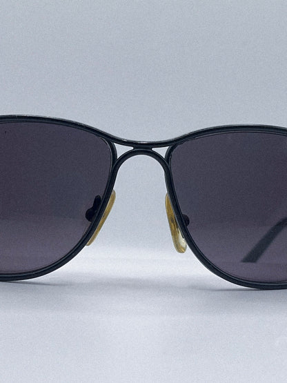 Lunettes de soleil Laura Biagotti LB715-S des années 80 | Noir/Écaille