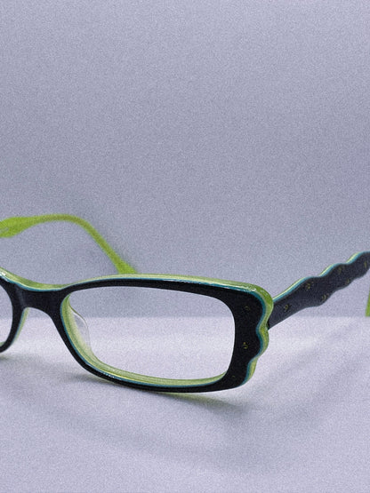 Emerald Outline | 1980s Jean Lafont Eyeglasses Frame