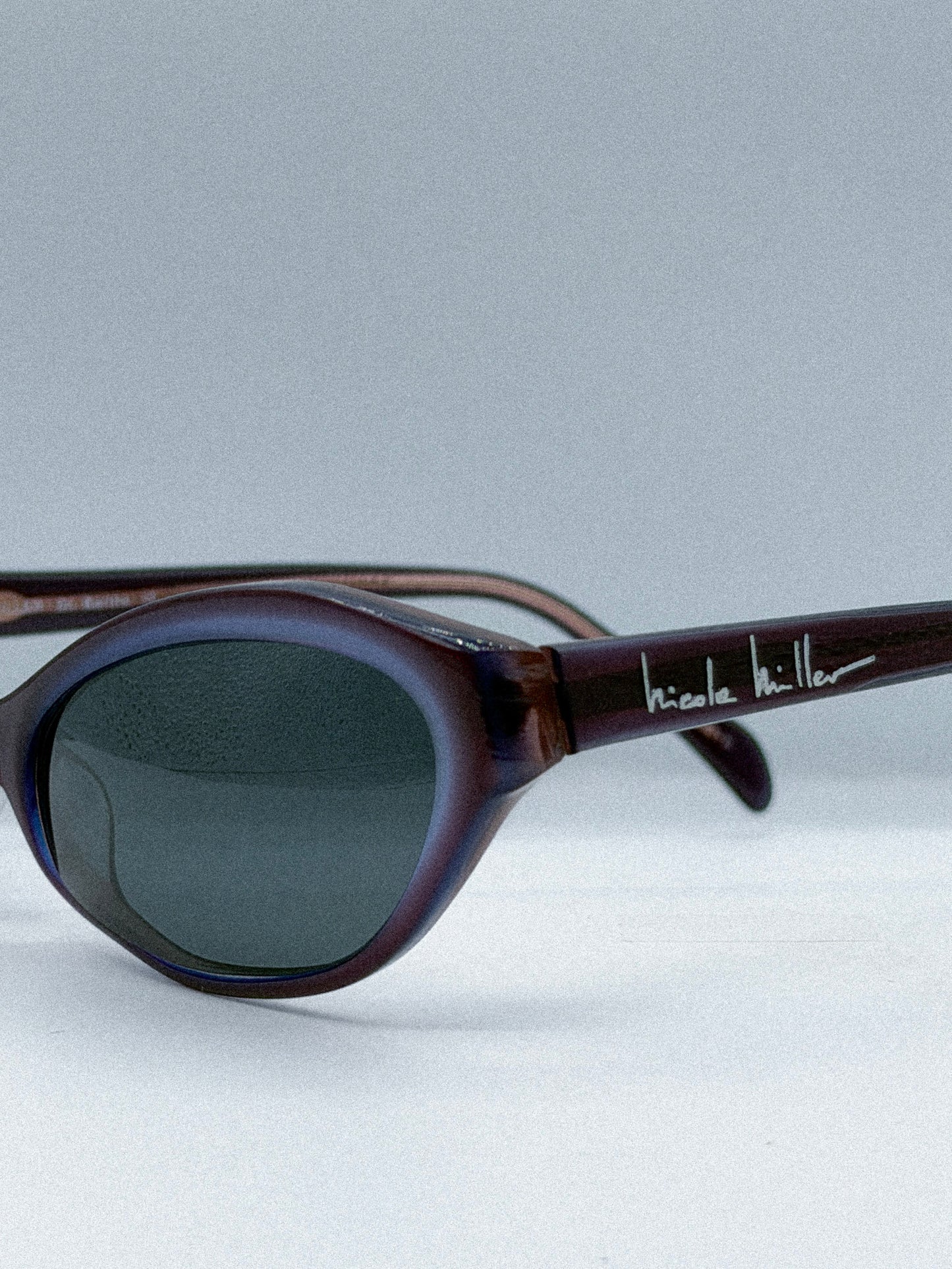 “Plum Shadow” 1990s Nicole Miller Sunglasses