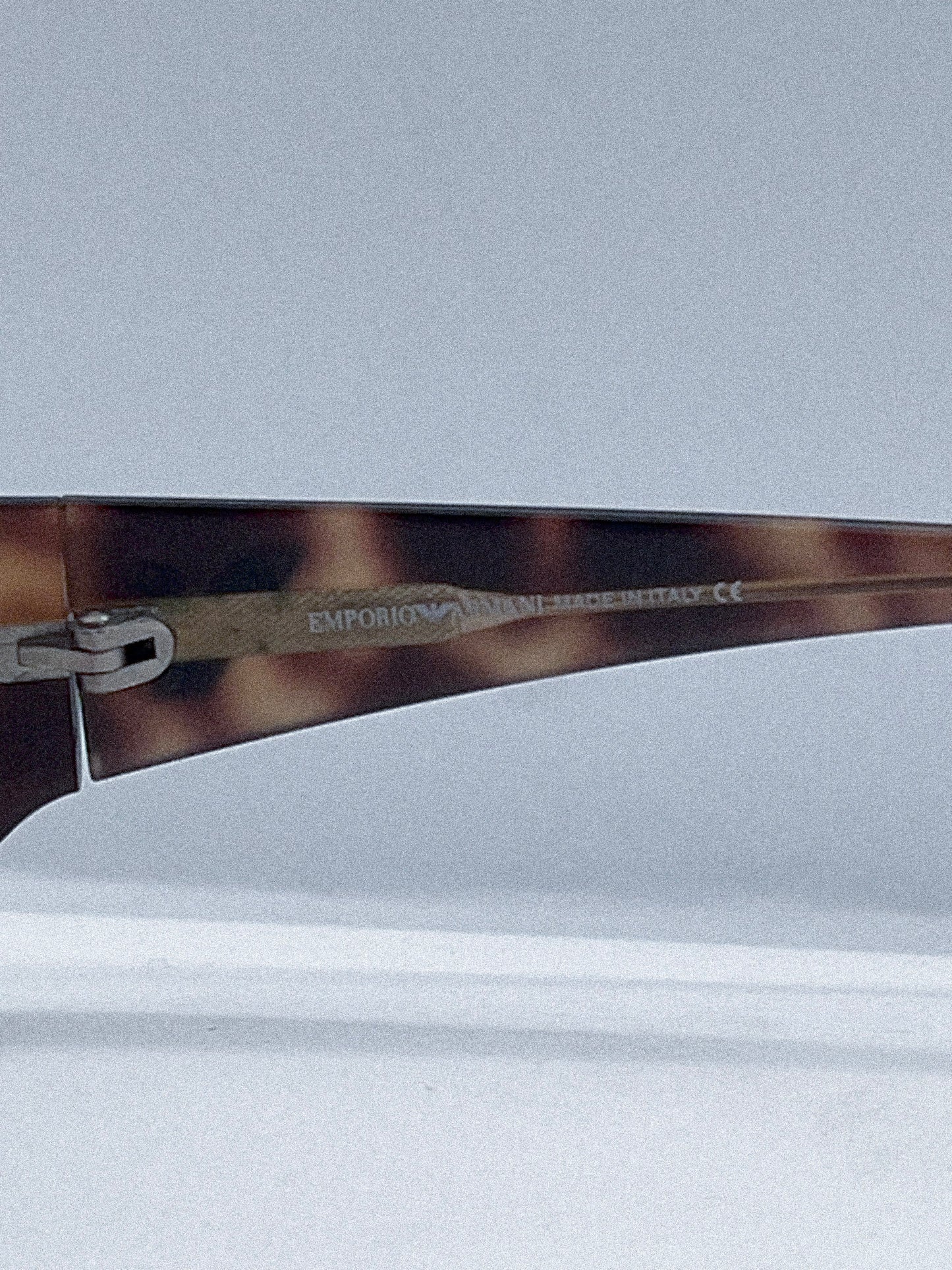 “Tortoise Minimal” 1990s Emporio Armani Eyeglasses Frame