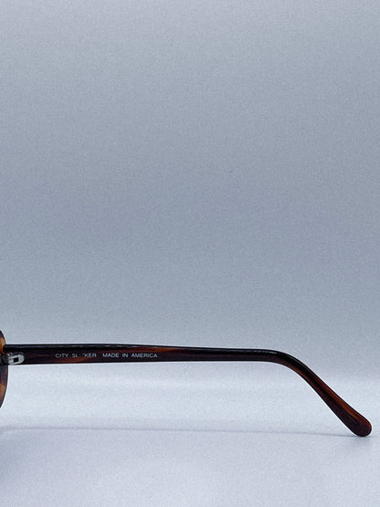 1990s City Slicker CS15 Sunglasses | Tortoise