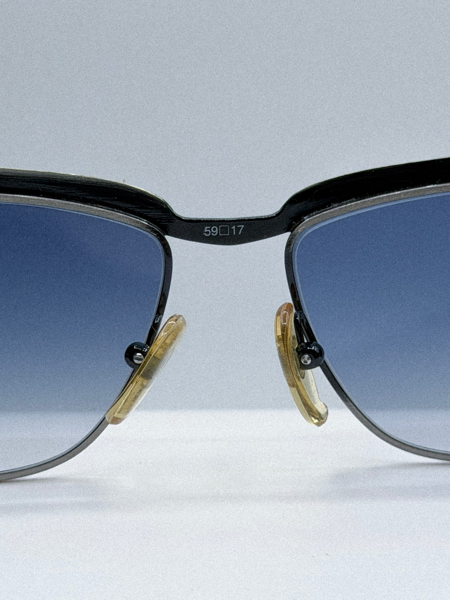 “Blue Static” 1980s New Wave Sunglasses