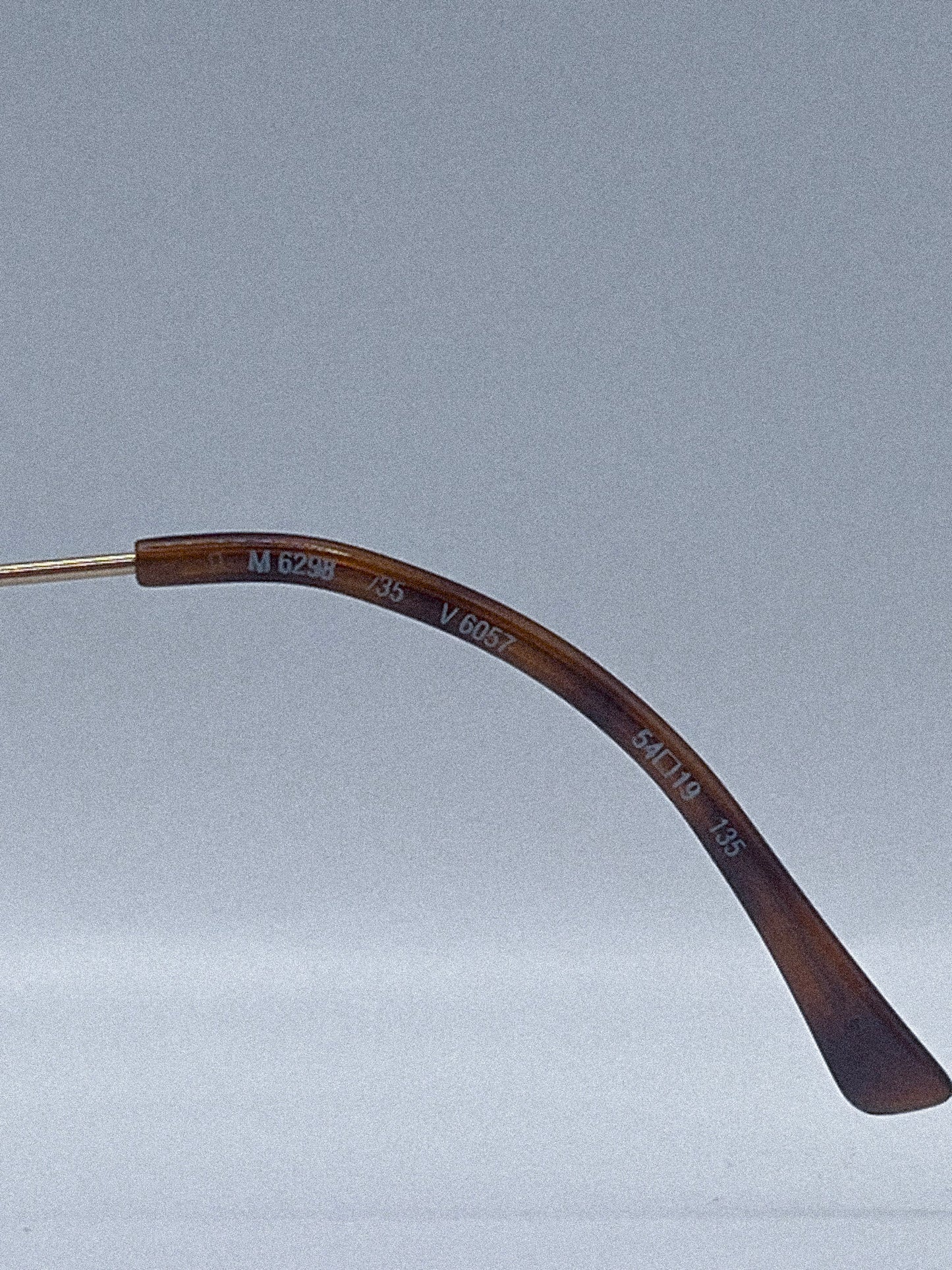 1980s Silhouette M6298 Sunglasses | Gold/Tortoise
