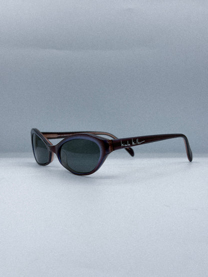 “Plum Shadow” 1990s Nicole Miller Sunglasses