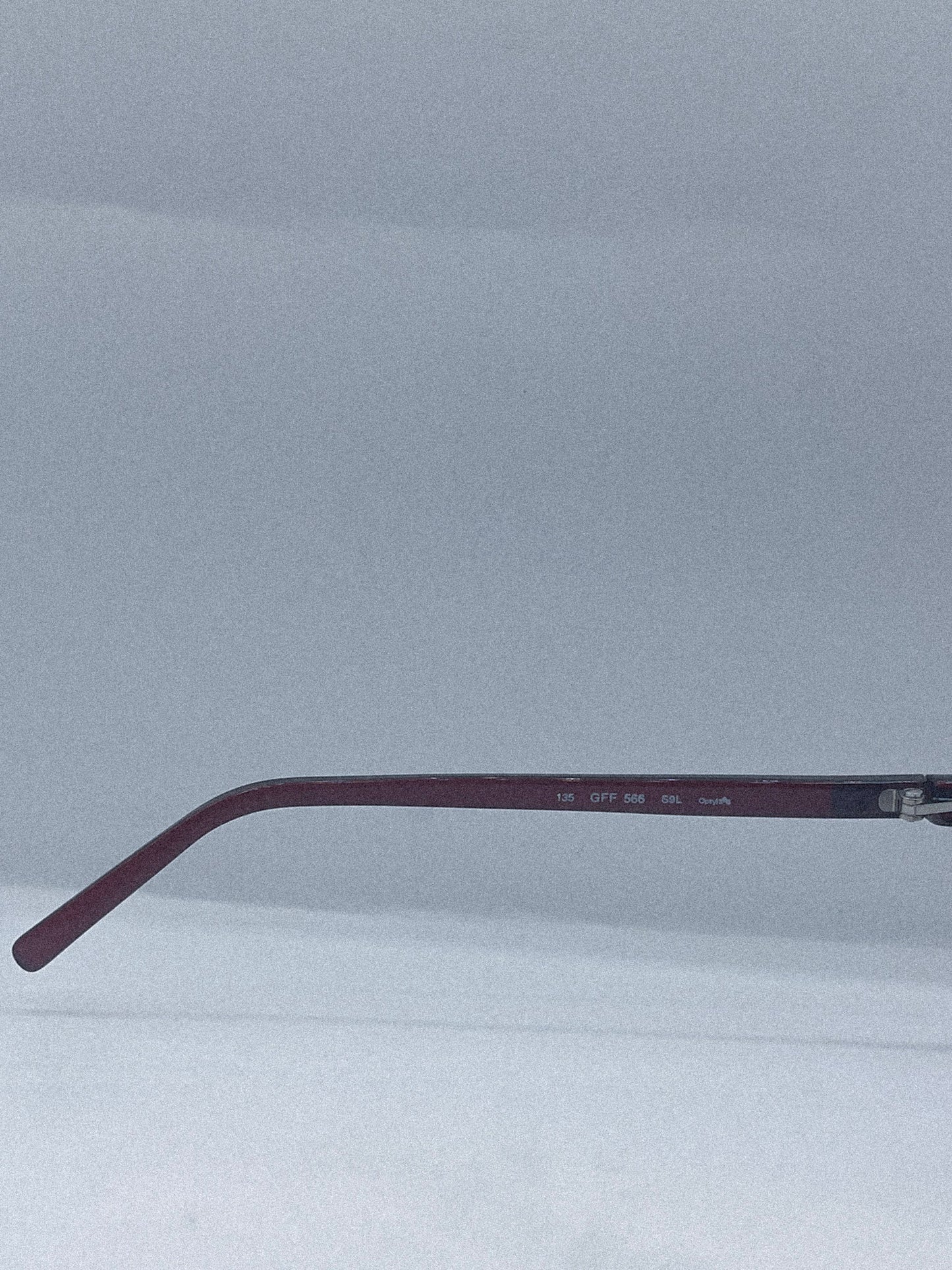 “Oxblood Geometry” 1980s Gianfranco Ferré Eyeglasses