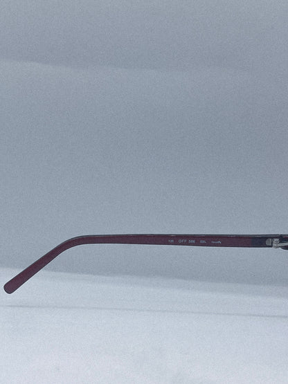 “Oxblood Geometry” 1980s Gianfranco Ferré Eyeglasses