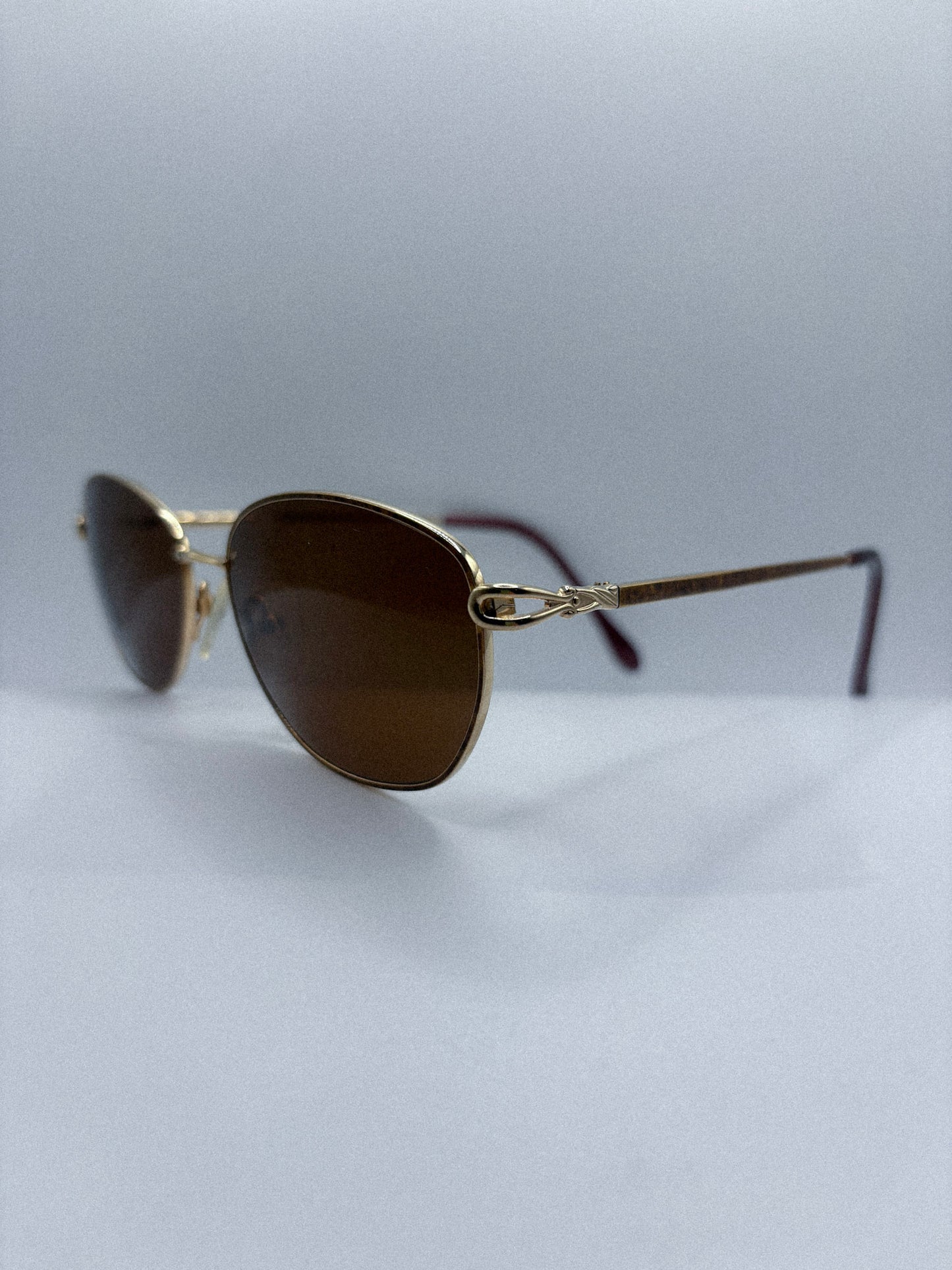 “Soft Alloy” 1980s Charmant Titanium Sunglasses